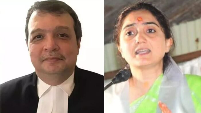 बाएं से दाएं. जस्टिस जेबी पारदीवाला (Justice JB Pardiwala) और बीजेपी की निलंबित प्रवक्ता नूपुर शर्मा (Nupur Sharma). (फाइल फोटो)