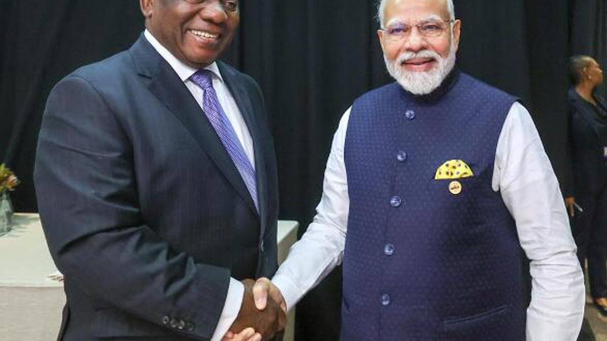 PM Modi, South African President Ramaphosa discuss regional & multilateral issues of mutual interest